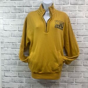 MV Sport Kent State 1/4 Zip Pull Over Small